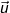 \vec{u}