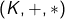 (K,+,\ast)