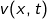 v(x,t)