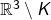 \mathbb{R}^3 \setminus K