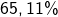 65,11\%