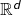 \mathbb{R}^d
