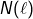 Rendered by QuickLaTeX.com N(\ell)